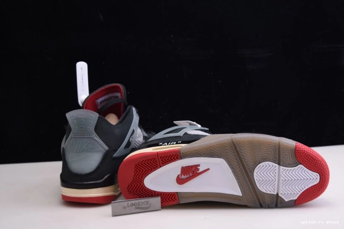 Cheap Retro Jordan CV9388-001 Off White x 4 Bred Air 0818